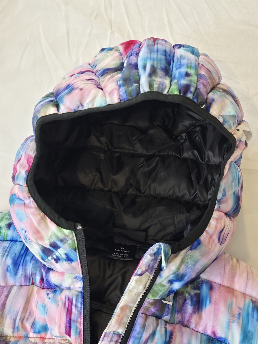 Boulder Gear Girls Multi-Color Puffer Jacket with Hood. Size xl. Nwt. - Picture 6 of 7